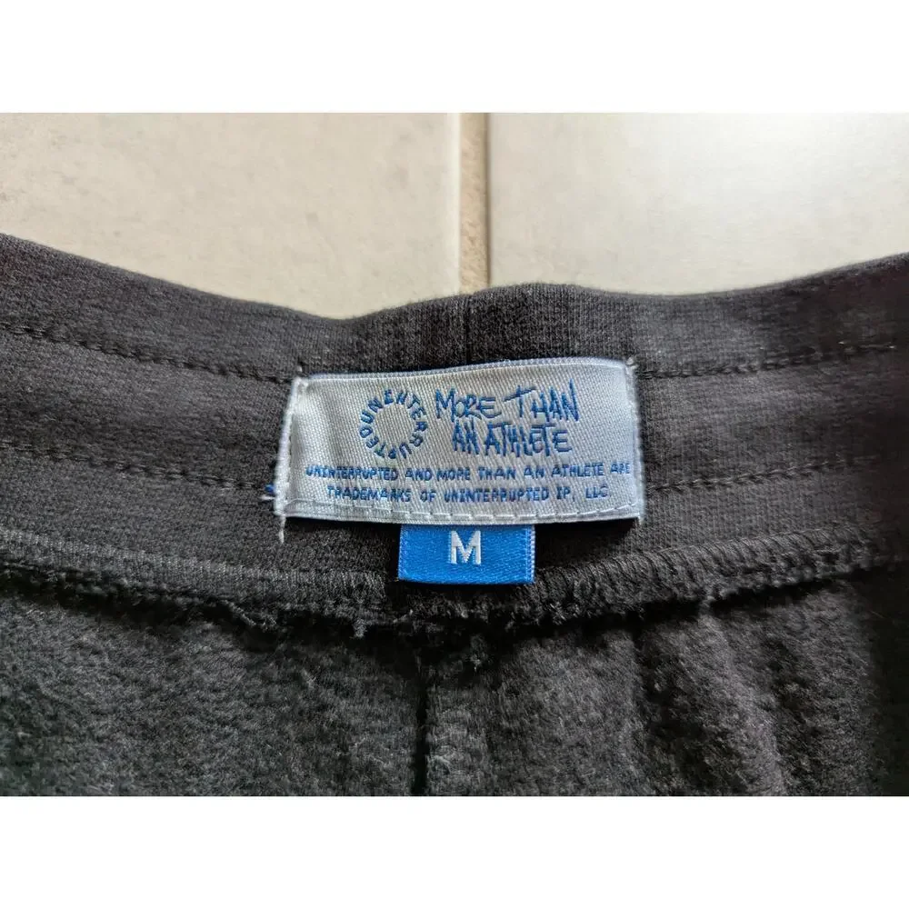 Uninterrupted Men's Medium LeBron James More Than An Athlete Sweat Shorts Black